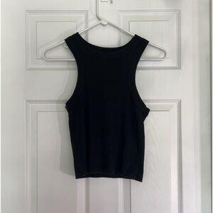 Wild Fable Ribbed Black Tank Top